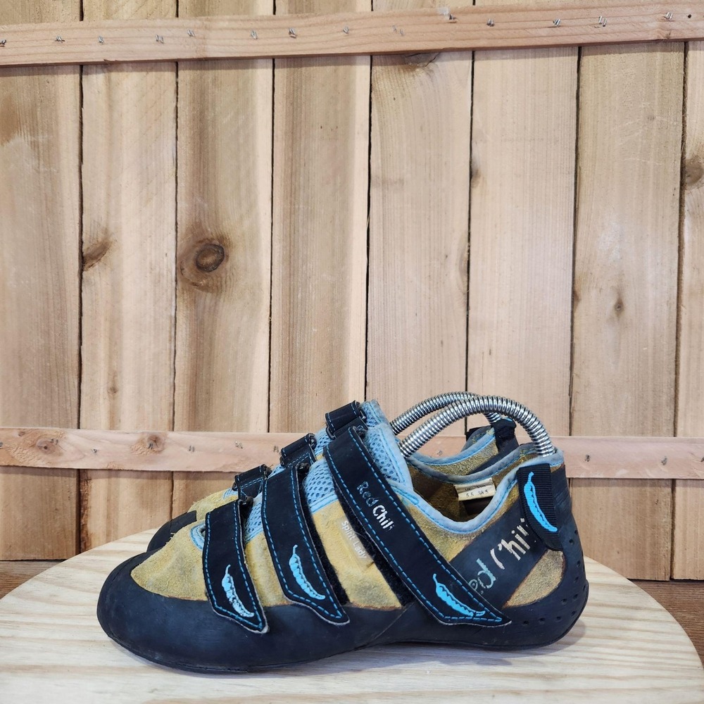 Red Chili Spirit Lady VCR Rock Climbing Shoes Womens 7.5 UK 5.5 EU 38.5 Yellow